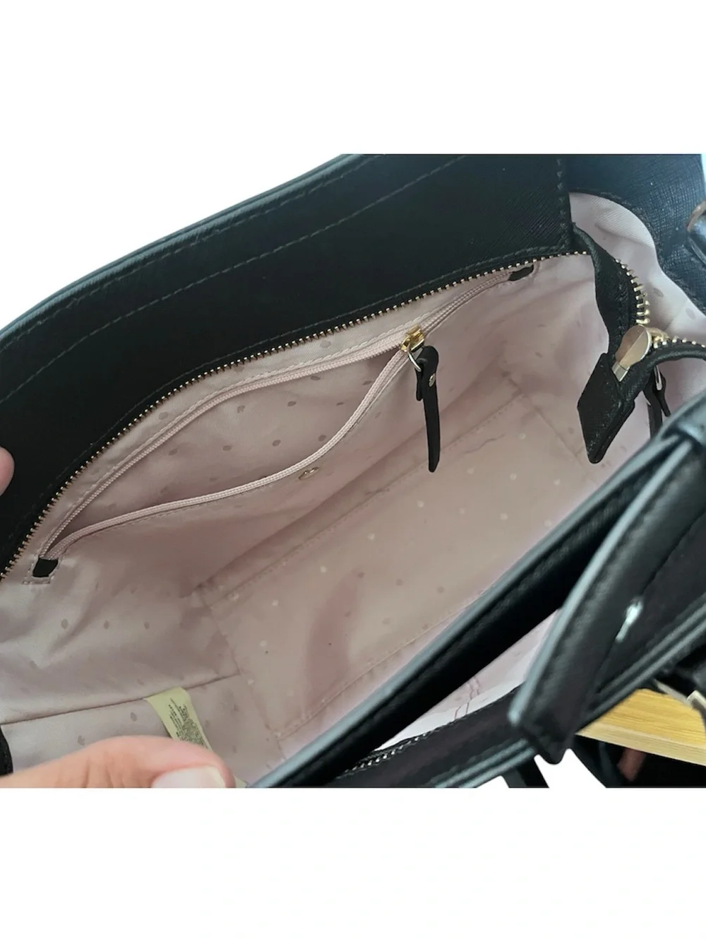 Kate Spade Black Floral Crossbody Purse Bag | Read Description